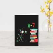 Carte Combien de soirs par semaine devriez-vous lire 6–7 (Fleur jaune)