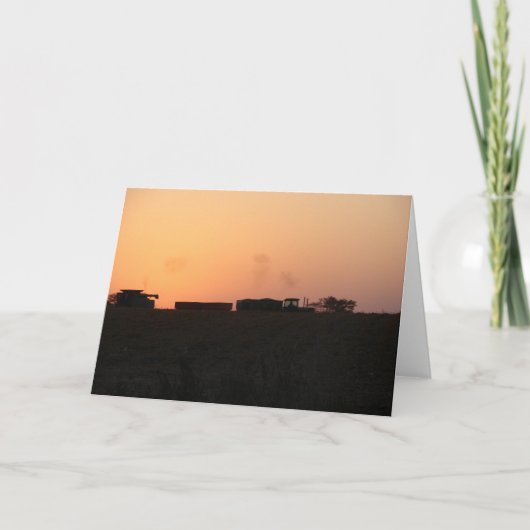 Carte Combinaison et tracteur Sunset (Devant)