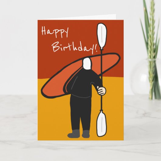 Carte Combinaison néoprène rouge et orange cool Kayak et (Devant)