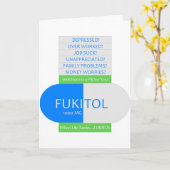 Carte Comedic Get Well Bientôt (Fleur jaune)