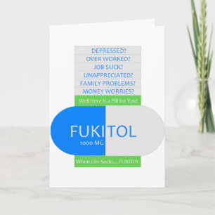 Carte Comedic Get Well Bientôt