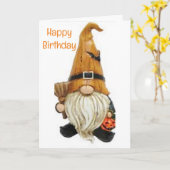 Carte COMÉDIC GNOME VOTRE * 70ème* ANNIVERSAIRE (Fleur jaune)
