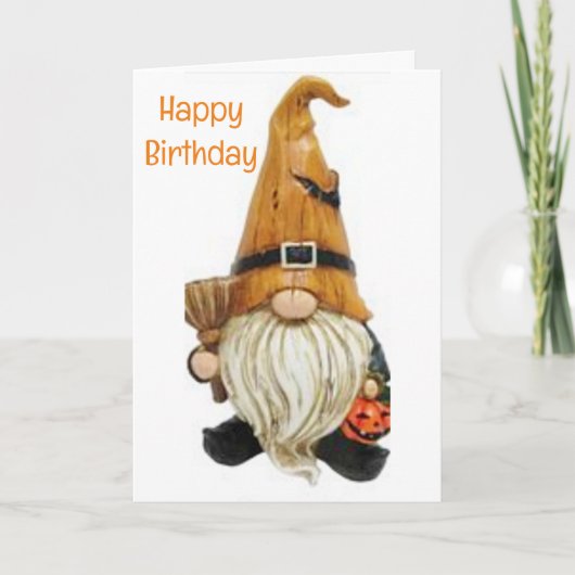 Carte COMÉDIC GNOME VOTRE * 80ème* ANNIVERSAIRE (Devant)