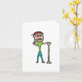 Carte Comédie (Fleur jaune)