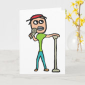 Carte Comédie (Fleur jaune)