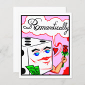 Carte comique #2084 Lucky Dice Art Print (Devant / Derrière)