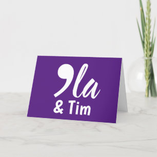 Carte Comma Kamala et Tim 2024