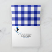 Carte Commande Alexa sur une assiette blanche pour anniv (Intérieur)