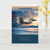 Carte Commandement de la Graduation de l'Air Force, F 18 (Fleur jaune)