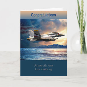 Carte Commandement de la Graduation de l'Air Force, F 18