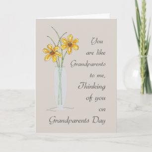 Carte Comme des grands-parents pour moi la fête des gran