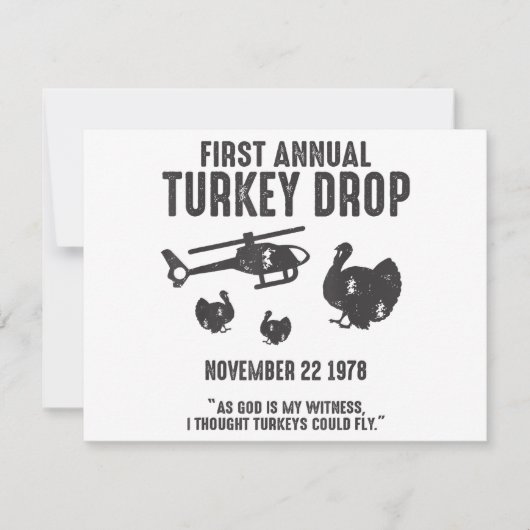 Carte Comme Dieu Est Mon Témoin, J'Ai Pensé Que Les Dind (Devant)