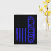 Carte Comme Je Le Disais Drôle Trump 2024 Drapeau Améric (Fleur jaune)