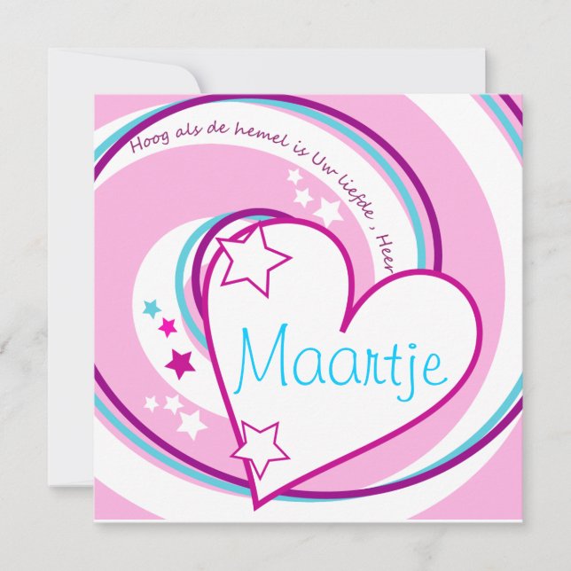 Carte Comme le ciel... (Devant)