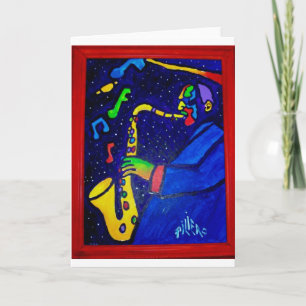 Carte Comme l'homme de jazz par Piliero