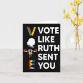 Carte Comme Ruth Vous A Envoyé (Fleur jaune)