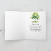 Carte Comme un esprit de frêne Personnalités d'anniversa (Intérieur)