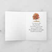 Carte Comme un esprit d'érable Personnalités d'anniversa (Intérieur)