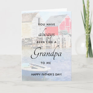Carte Comme un grand-père pour moi, Fête des pères des c