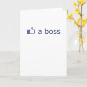 Carte Comme un patron (Fleur jaune)