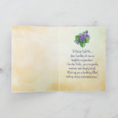 Carte Comme un violet Vos Personnalités d'anniversaire (Intérieur)