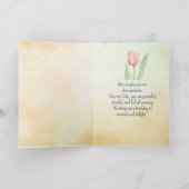 Carte Comme une Tulipe Vos Personnalités d'anniversaire (Intérieur)