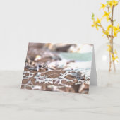 Carte Comme Une Vague Sur La Rive (Fleur jaune)