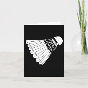 Carte Comme Volant de badminton Birdie