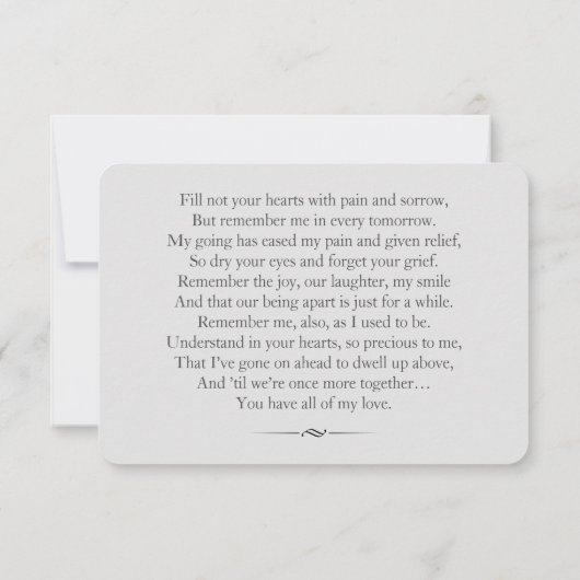 Carte commémorative (Dos)