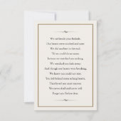 Carte commémorative (Dos)