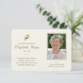 Carte commémorative (Debout devant)