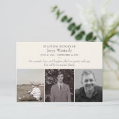 Carte commémorative (Debout devant)