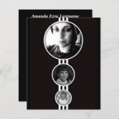 carte commémorative (Devant / Derrière)