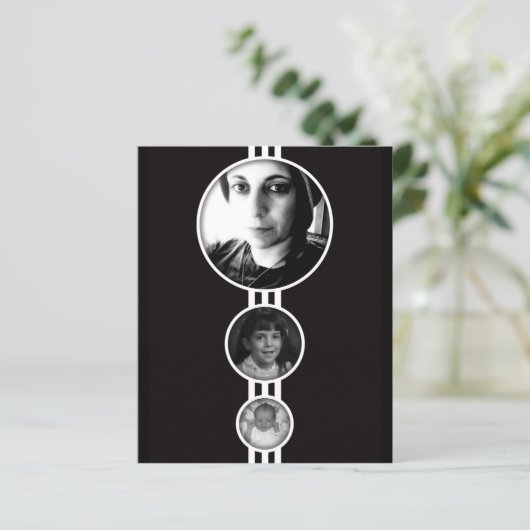 carte commémorative (Debout devant)