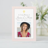 Carte commémorative (Debout devant)