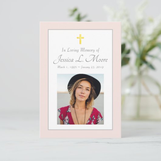 Carte commémorative (Debout devant)