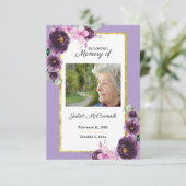 Carte commémorative (Debout devant)