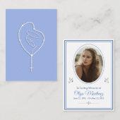 Carte commémorative (Devant / Derrière)