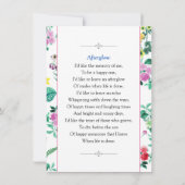 Carte commémorative (Dos)