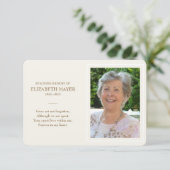 Carte commémorative (Debout devant)