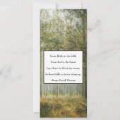 Carte commémorative (Dos)