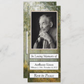 Carte commémorative (Devant / Derrière)