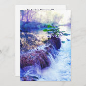 carte commémorative brume d'eau (Devant / Derrière)