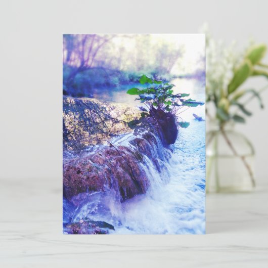 carte commémorative brume d'eau (Debout devant)