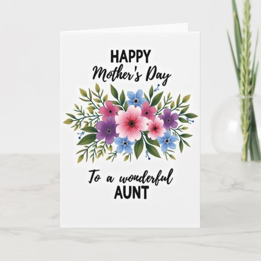 Carte commémorative Chevron Fleur (Devant)