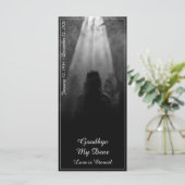 Carte commémorative dans la lumière - au revoir ma (Debout devant)