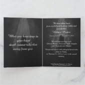 Carte commémorative dans la lumière - au revoir ma (Intérieur)