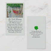 Carte commémorative de deuil (Devant / Derrière)