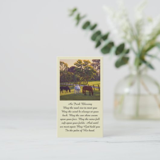 Carte commémorative de la célébration de la prière (Debout devant)