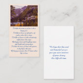 Carte commémorative de la commémoration (Devant / Derrière)